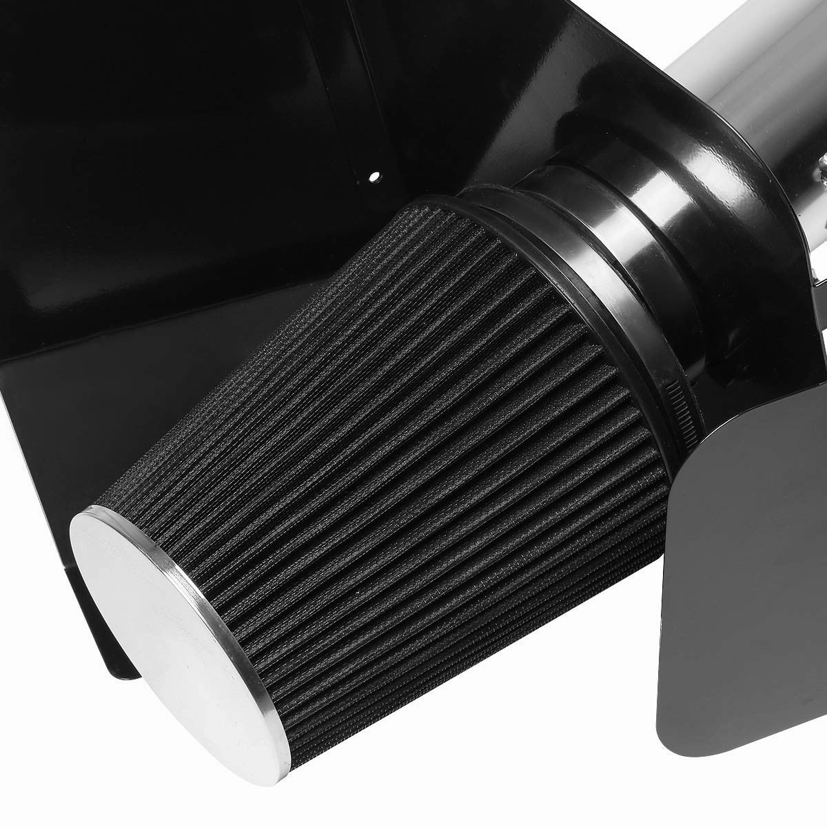 09-14 Chevy Silverado GMC Sierra 4.8L-6.2L Aluminum Cold Air Intake w/Heat Shield Filter