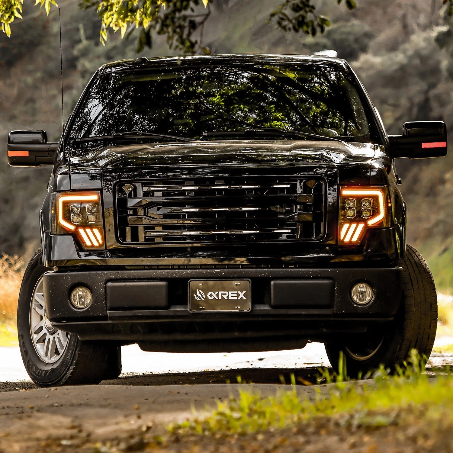 09-14 Ford F150 MKII NOVA-Series LED Projector Headlights Chrome