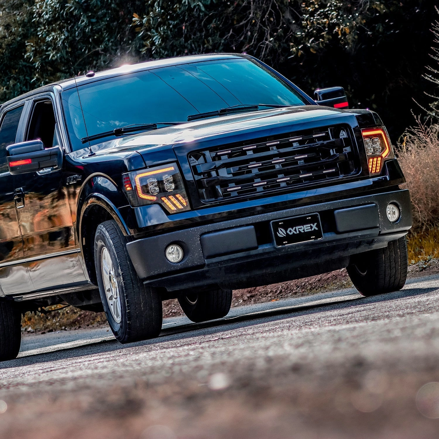 09-14 Ford F150 MKII NOVA-Series LED Projector Headlights Chrome