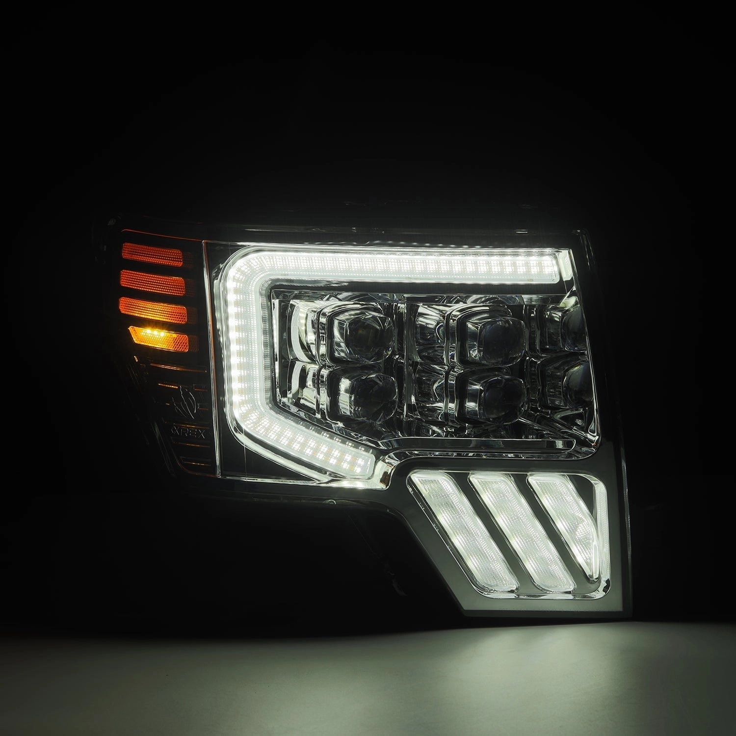 09-14 Ford F150 MKII NOVA-Series LED Projector Headlights Chrome