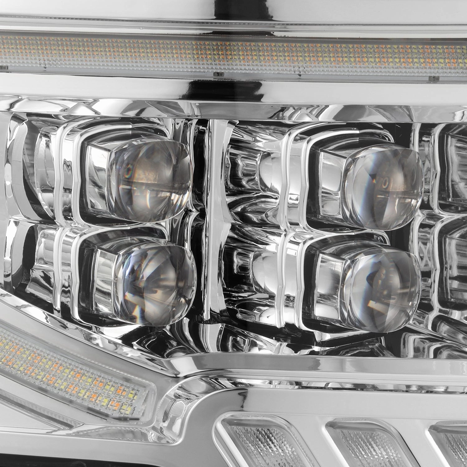 09-14 Ford F150 MKII NOVA-Series LED Projector Headlights Chrome