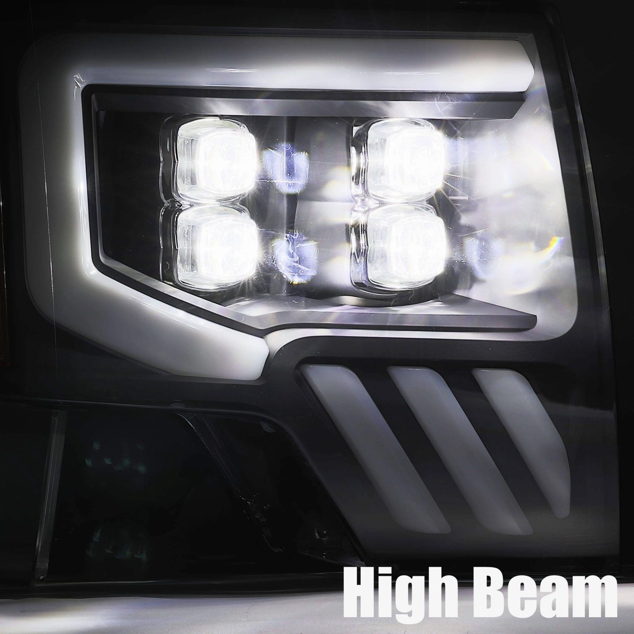 09-14 Ford F150 NOVA-Series LED Projector Headlights Chrome