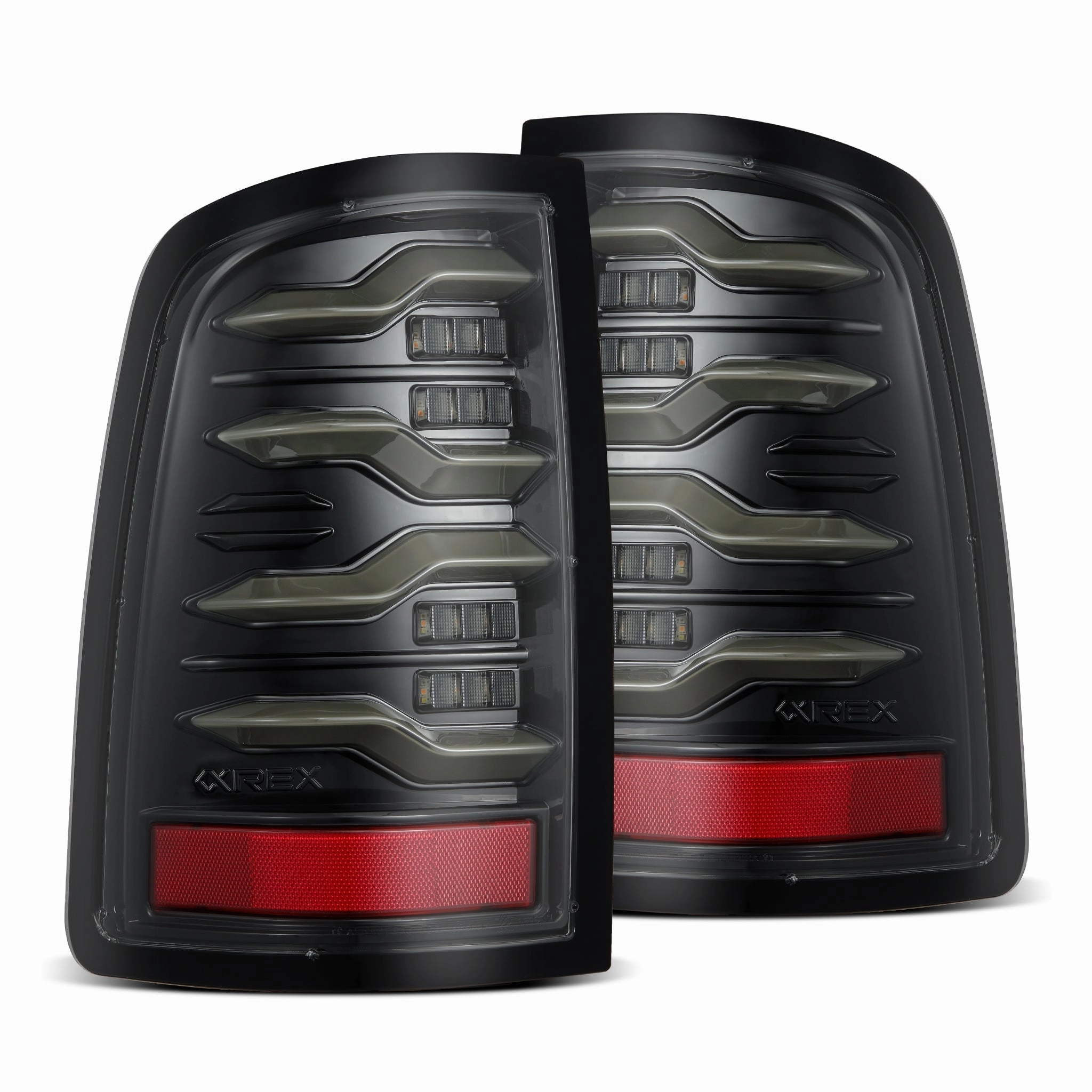 09-18 Ram Truck LUXX-Series LED Tail Lights Alpha-Black