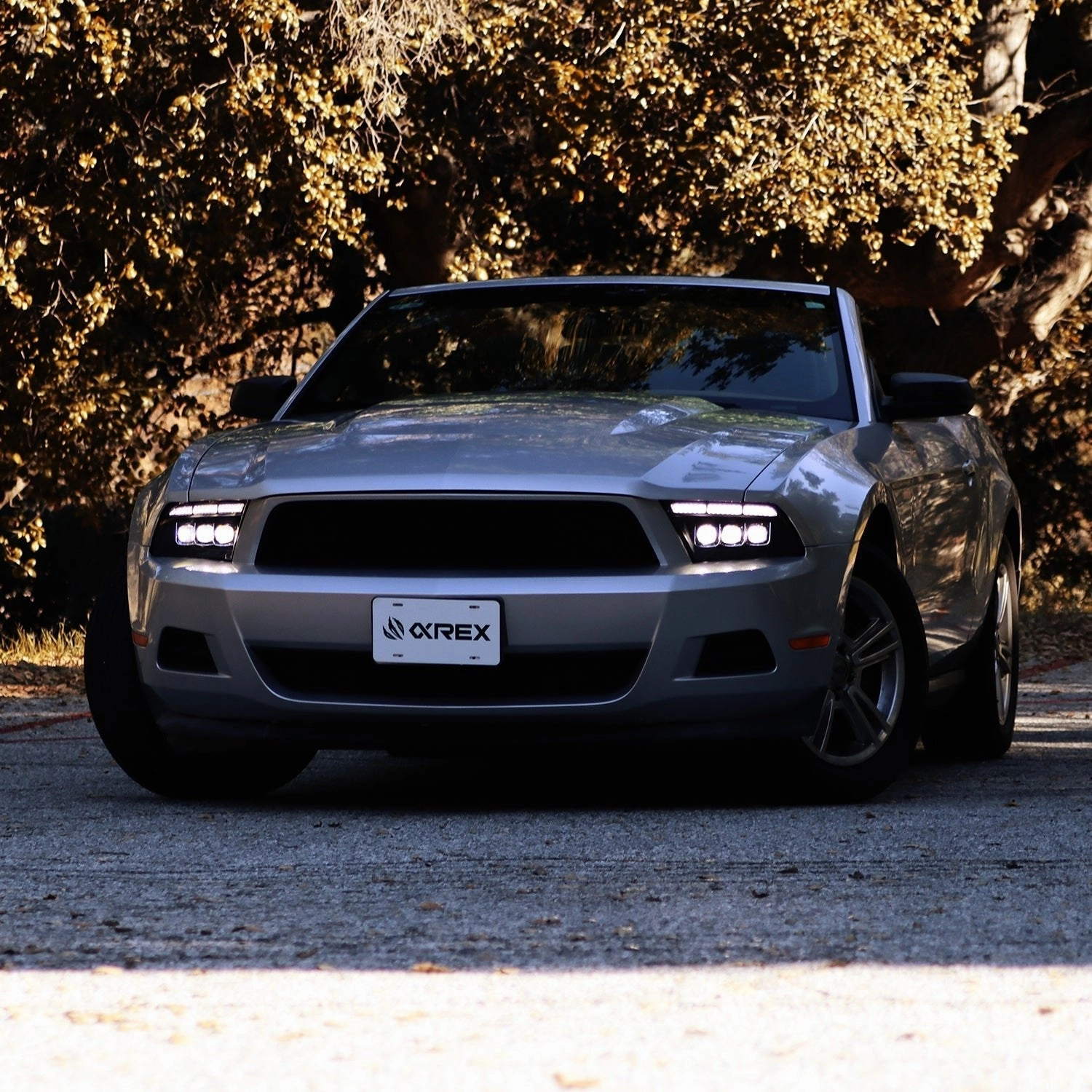 10-12 Ford Mustang MK II NOVA-Series LED Projector Headlights Alpha-Black
