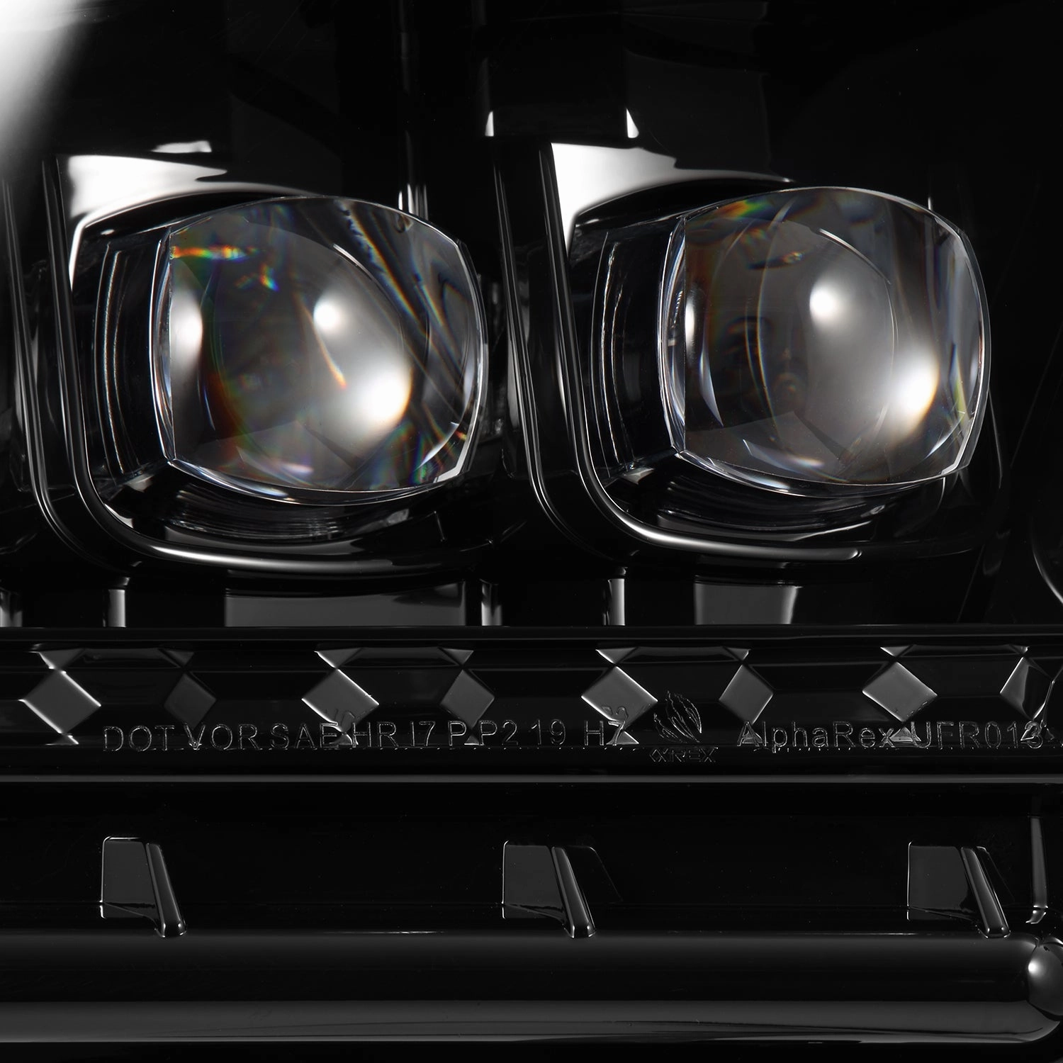 10-12 Ford Mustang MK II NOVA-Series LED Projector Headlights Alpha-Black