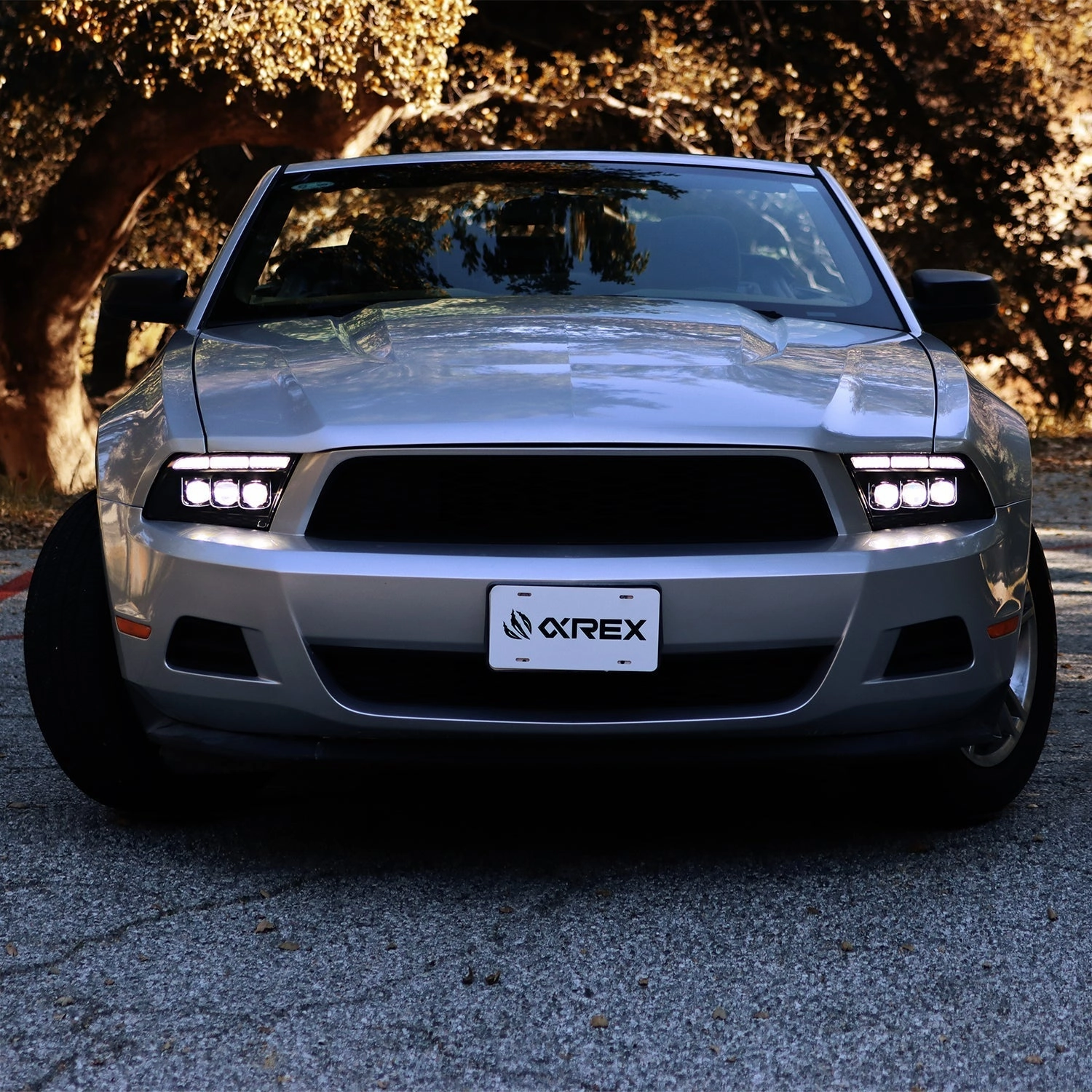10-12 Ford Mustang MK II NOVA-Series LED Projector Headlights Alpha-Black