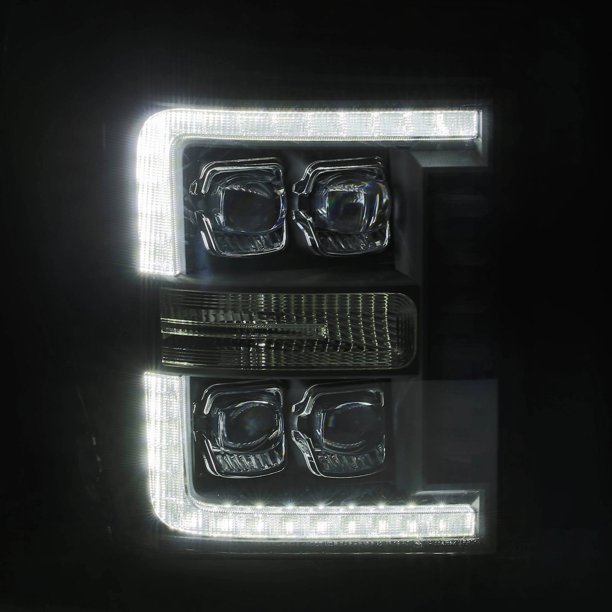 11-16 Ford Super Duty NOVA-Series LED Projector Headlights Black