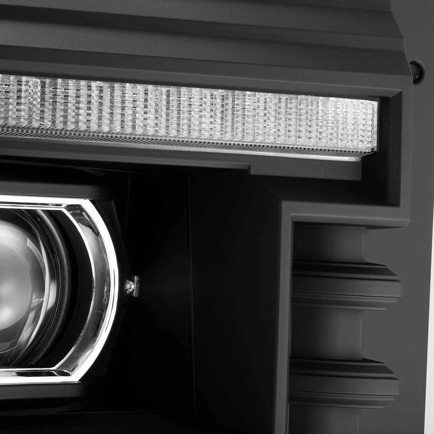 11-16 Ford Super Duty PRO-Series Halogen Projector Headlights Black