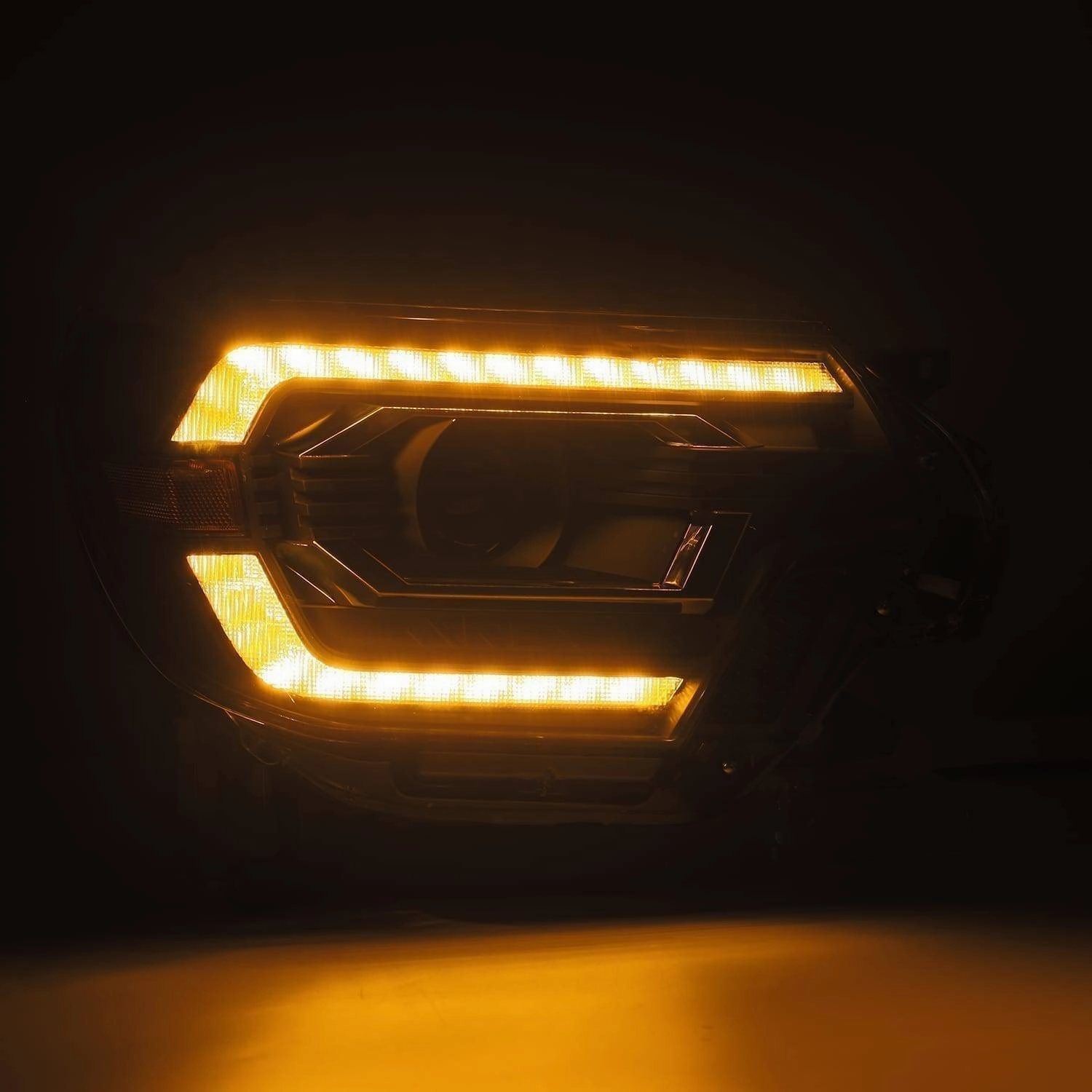 12-15 Toyota Tacoma LUXX-Series LED Projector Headlights Alpha-Black