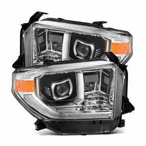 14-21 Toyota Tundra MK II PRO-Series Halogen Projector Headlights Chrome