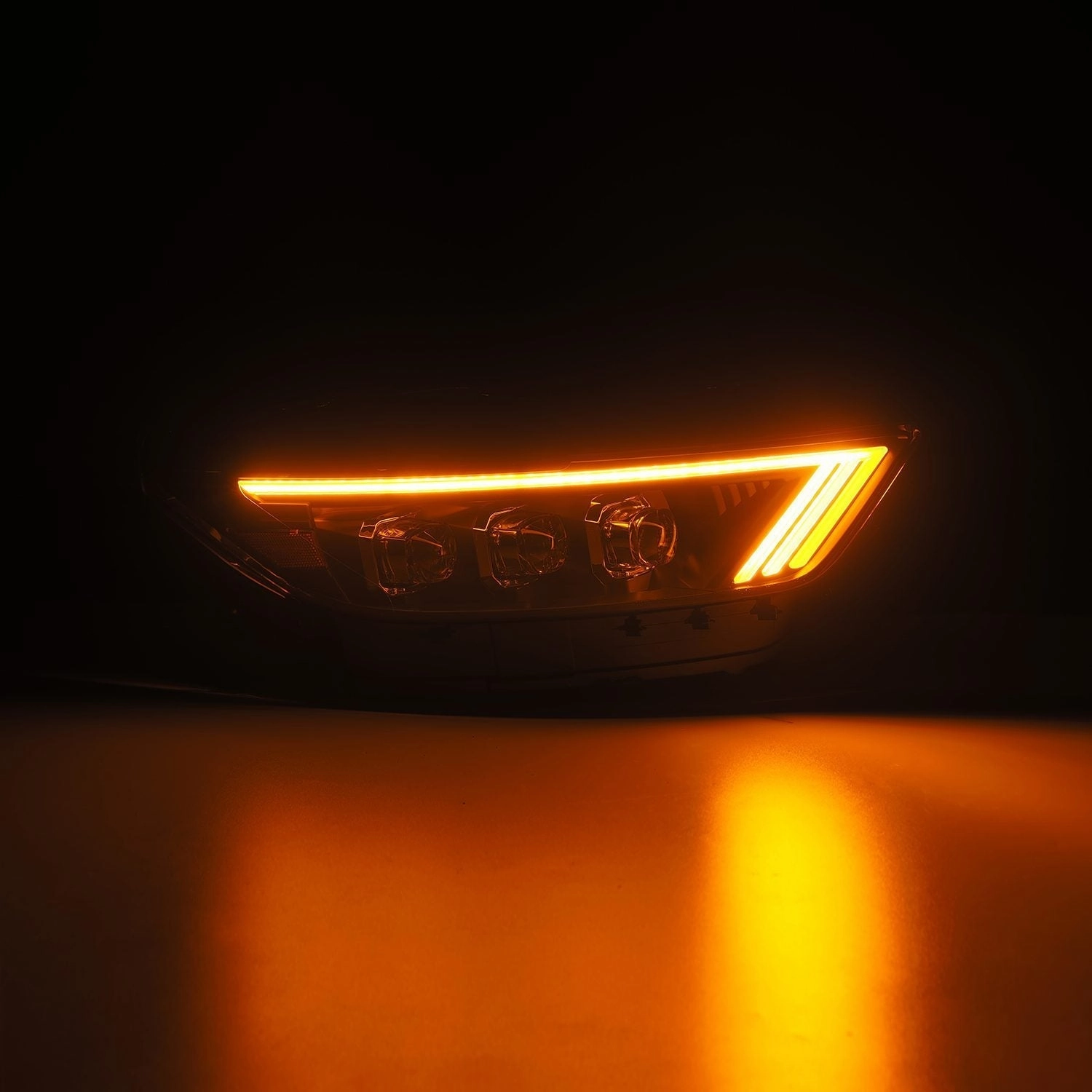 15-17 Ford Mustang/18-20 Mustang Shelby GT350/GT500 NOVA-Series LED Projector Headlights Black
