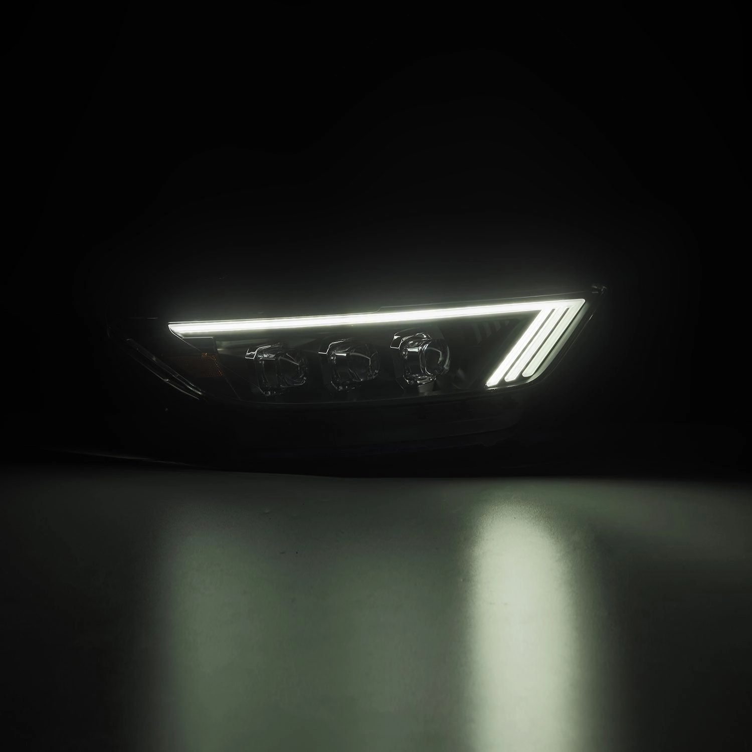 15-17 Ford Mustang/18-20 Mustang Shelby GT350/GT500 NOVA-Series LED Projector Headlights Black