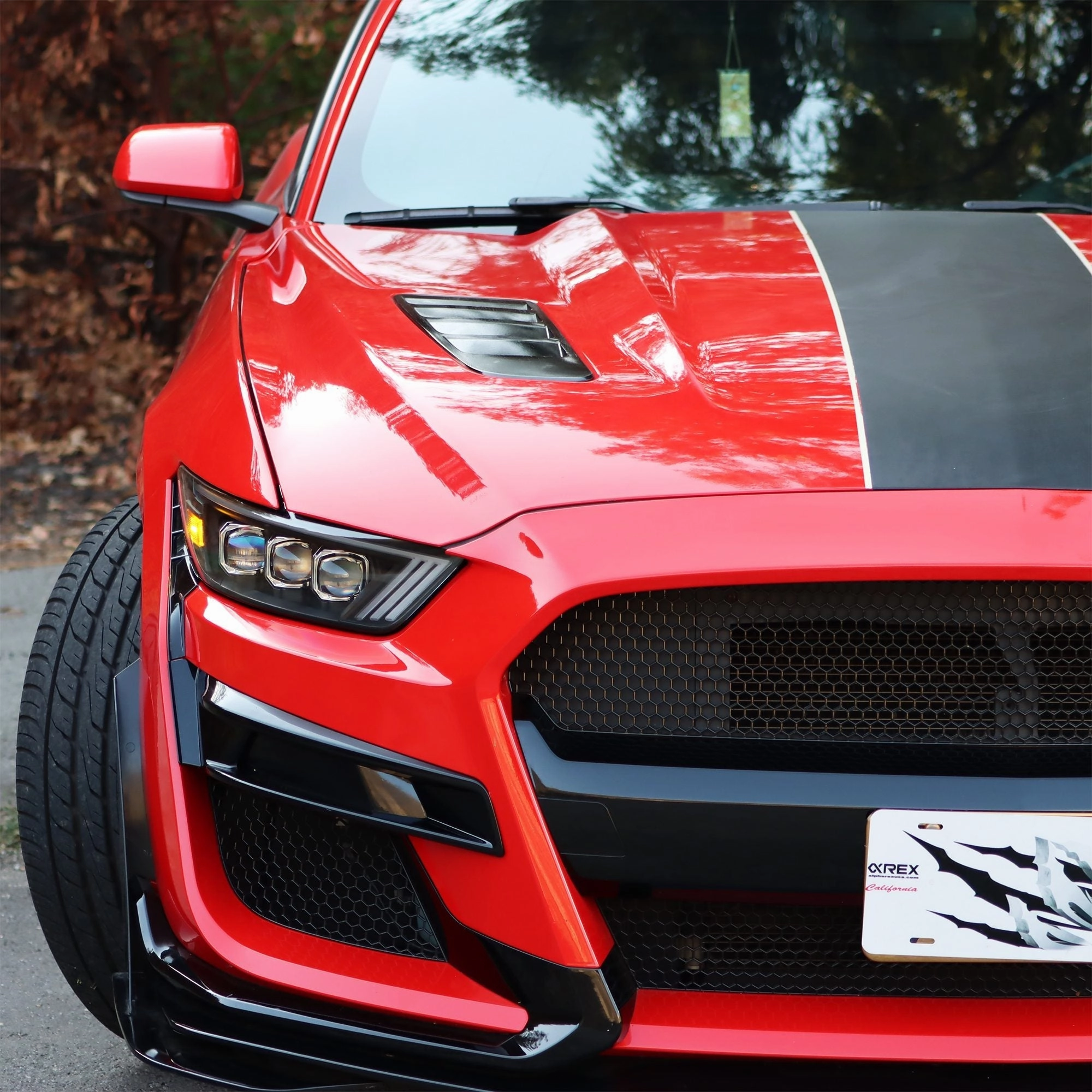 15-17 Ford Mustang/18-20 Mustang Shelby GT350/GT500 NOVA-Series LED Projector Headlights Black