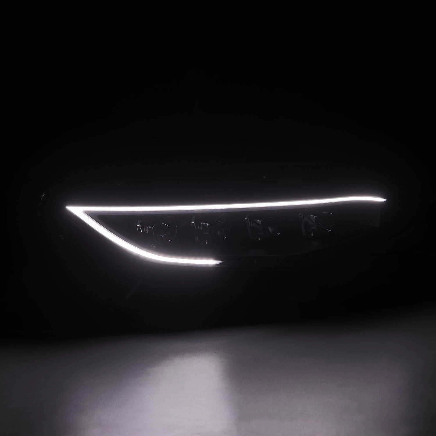16-21 Honda Civic NOVA-Series LED Projector Headlights Alpha-Black