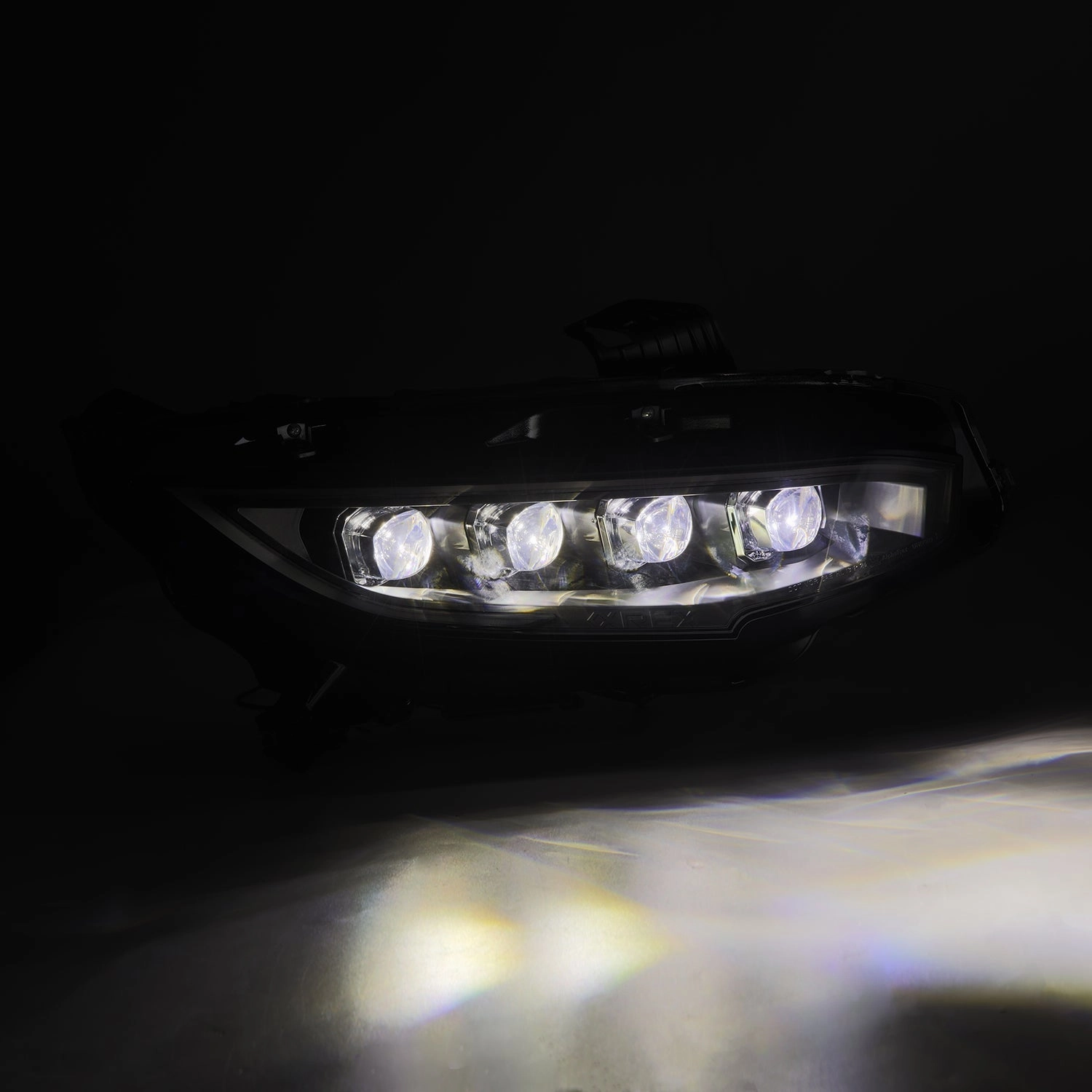 16-21 Honda Civic NOVA-Series LED Projector Headlights Alpha-Black