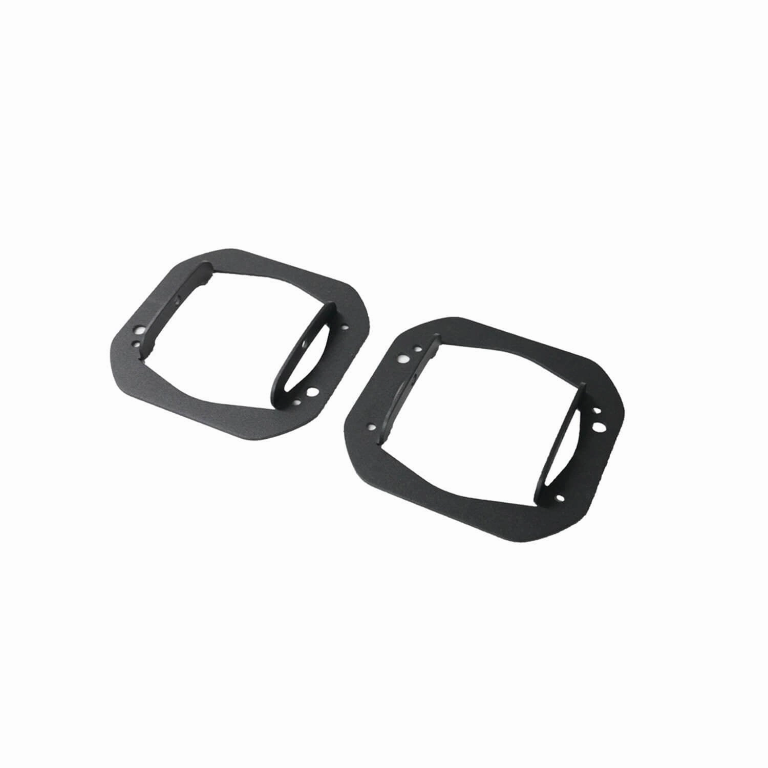 1 Piece Bumper Quato Fog Mounts <br> 07-23 Jeep Wrangler (JK), 20-23 Gladiator