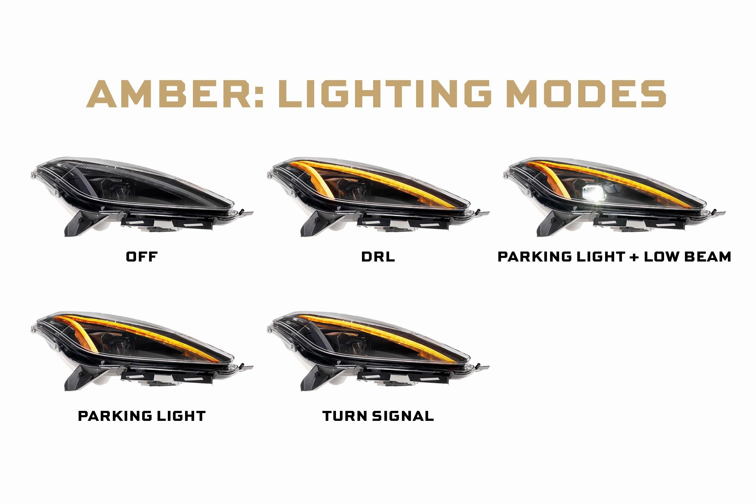 1 Set Gen II XB LED Headbrghts <br>14-19 Chevy Corvette C7