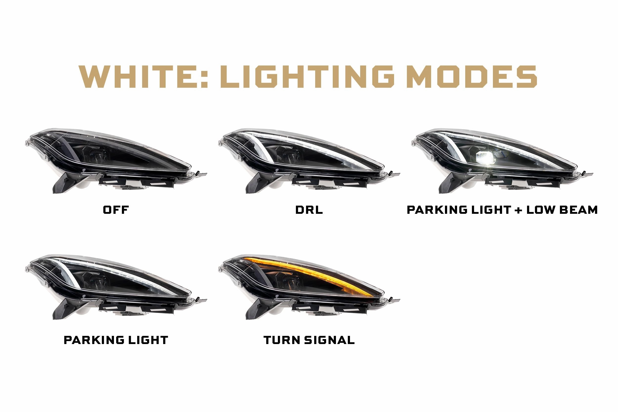 1 Set Gen II XB LED Headbrghts <br>14-19 Chevy Corvette C7
