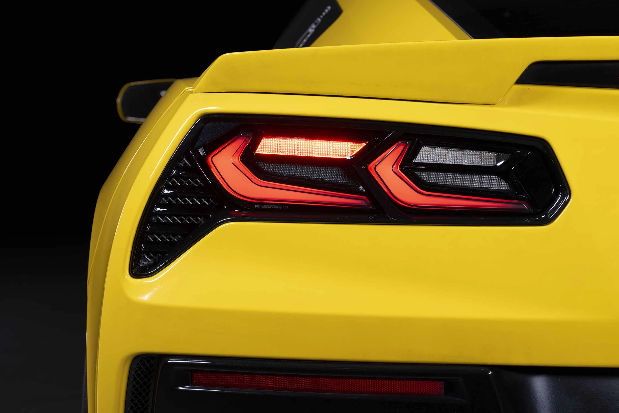 1 Set Smoked C8 Style Lens XB LED Tail brghts <br>14-19 Chevy Corvette C7