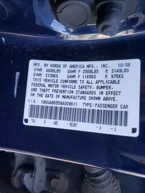 2009 2010 2011 2012 2013 2014 ACURA TL FRONT AND REAR RIGHT RH SIDE DOORS-SET