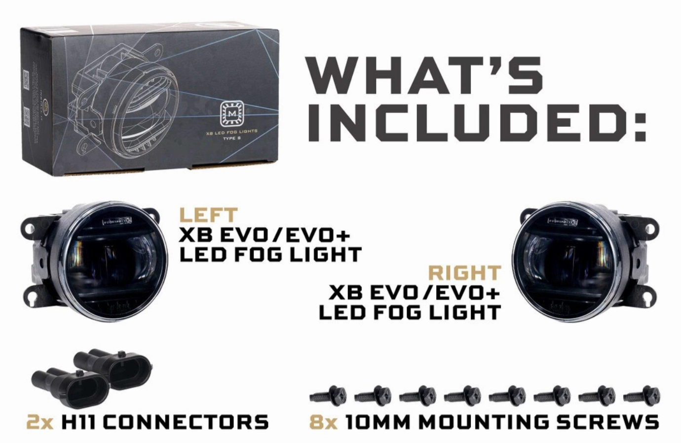 2010-2024 Toyota 4Runner Morimoto XB Fog Lights