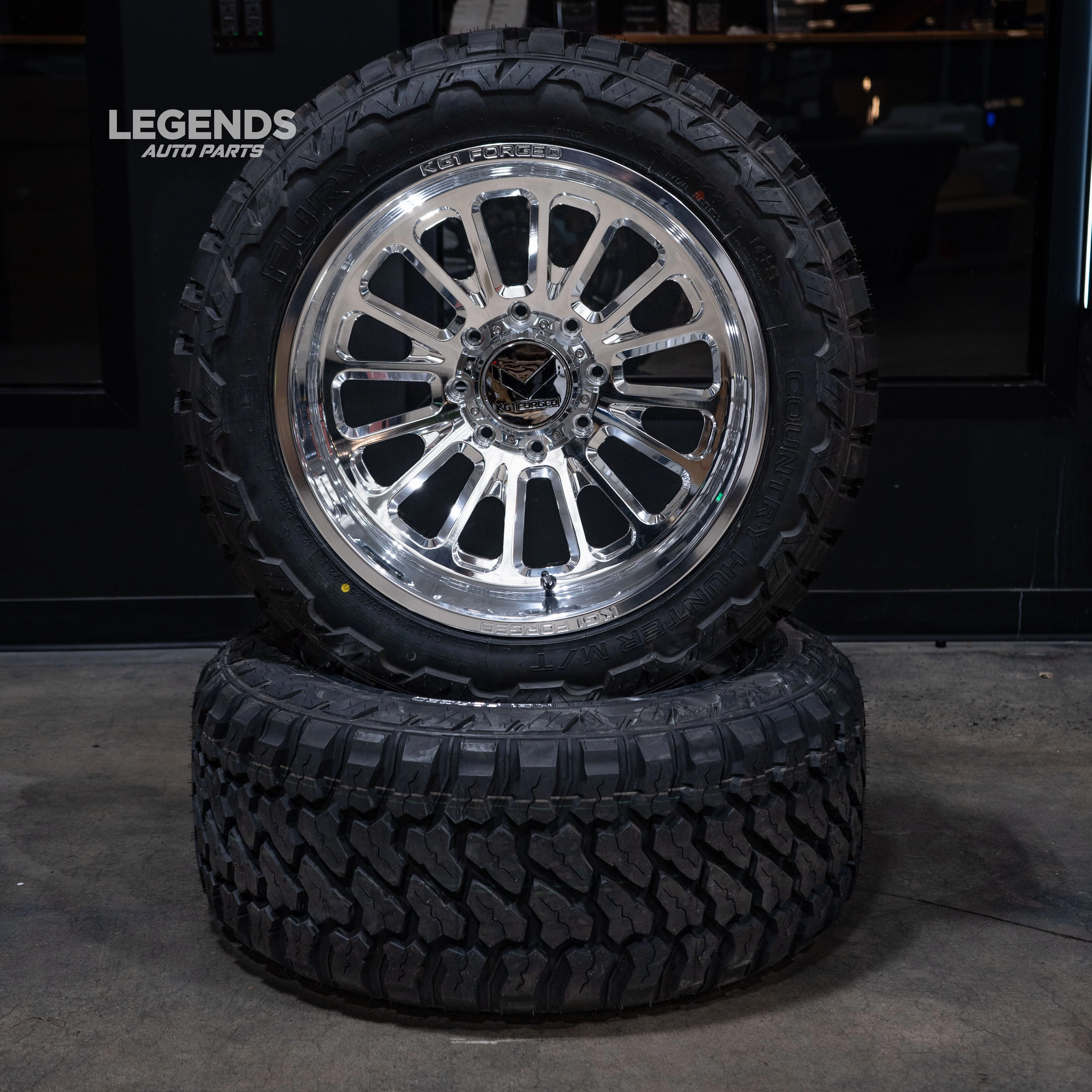 2011 - 2025 Chevy/GMC Silverado/ Sierra 2500/3500 22x12 KG1 Forged Victor & Fury Country Hunter MT