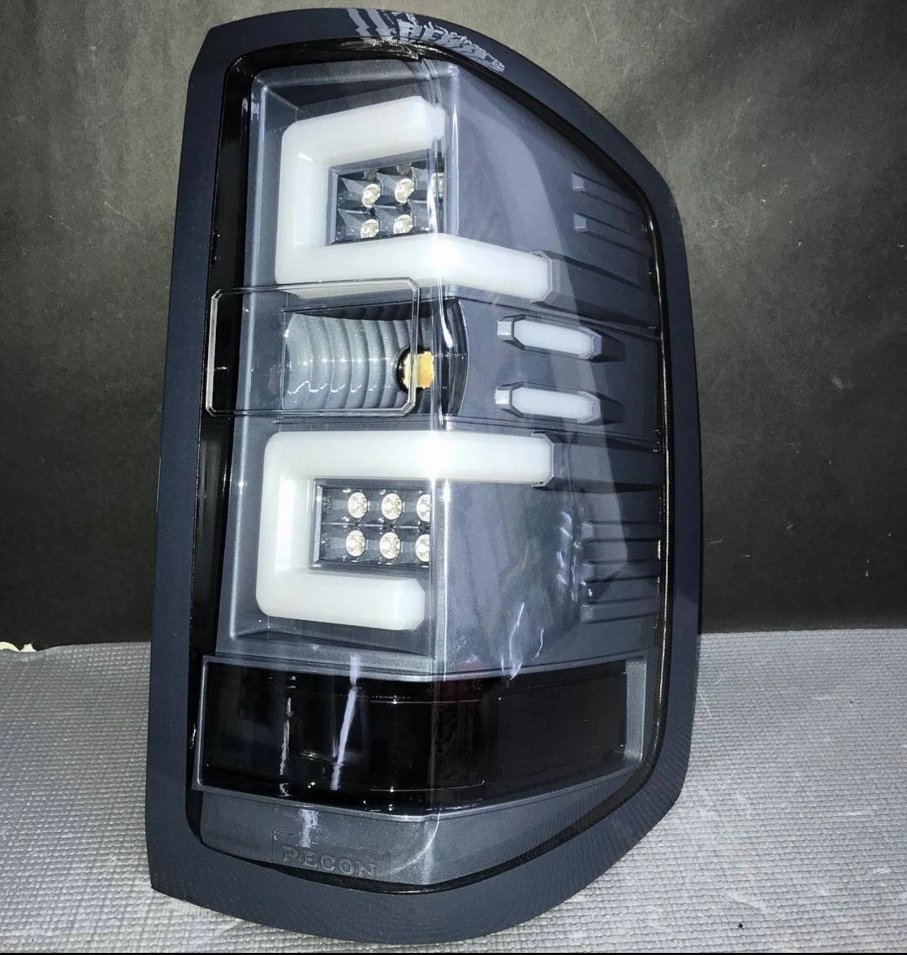 2016-2018 Chevrolet Silverado RECON Clear Lens (Paintable) OLED Tail Lights (Replaces Factory OEM LED Tail Lights ONLY)