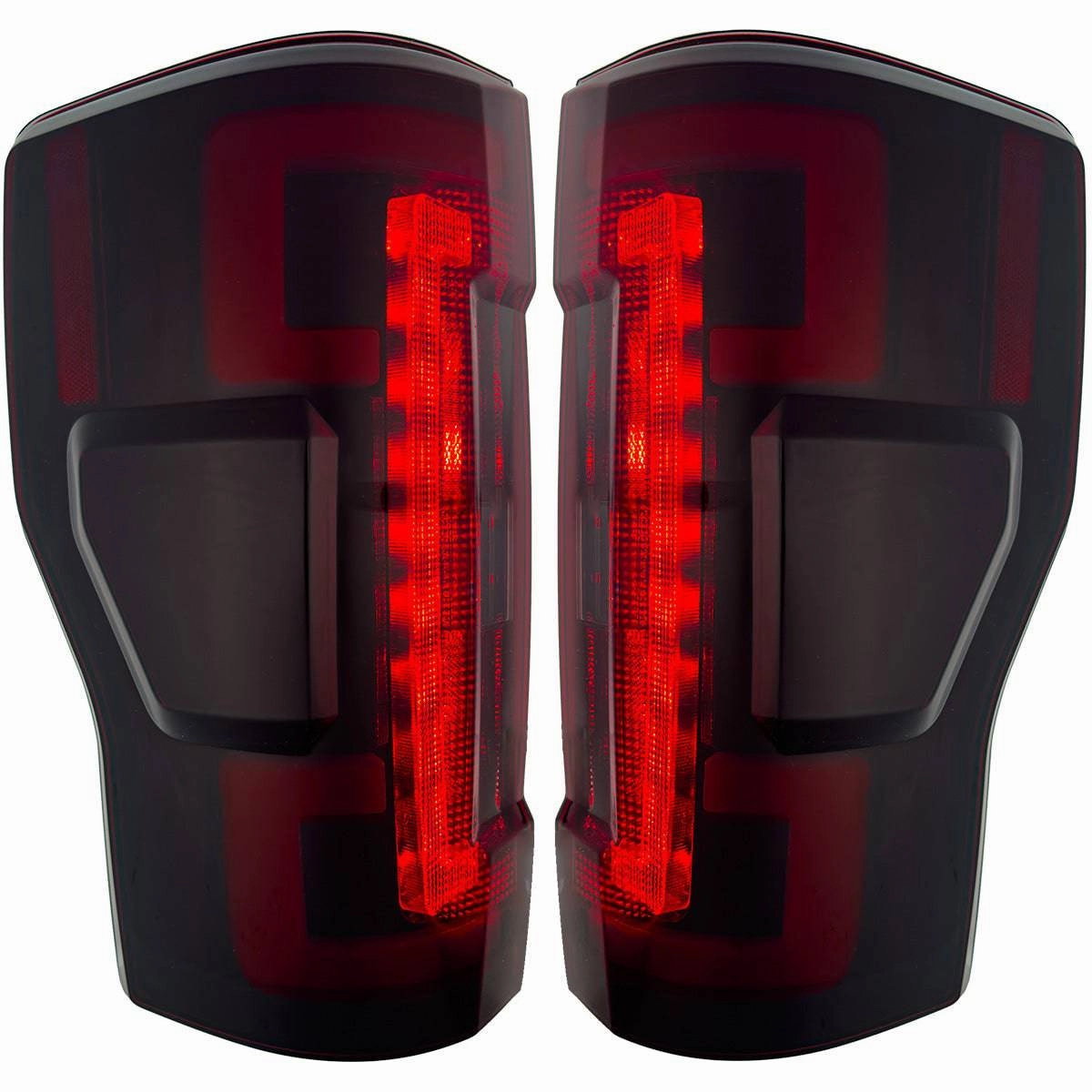 2017-2019 Ford SuperDuty RECON Smoked OLED Tail Lights (Replaces OEM Halogen)