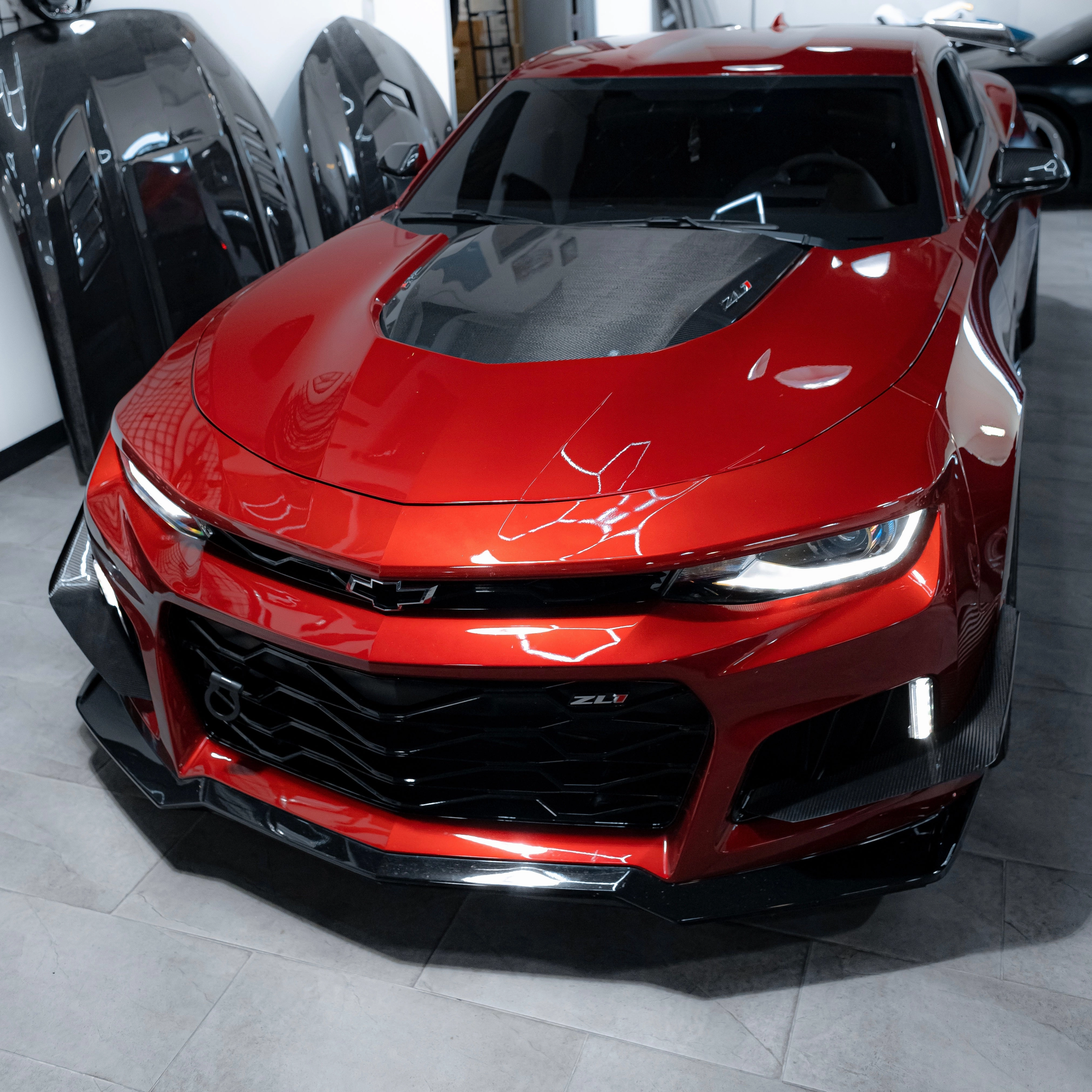 2017-2025 Chevy Camaro ZL1 1LE Canards Double Sided Carbon Fiber (Pair)