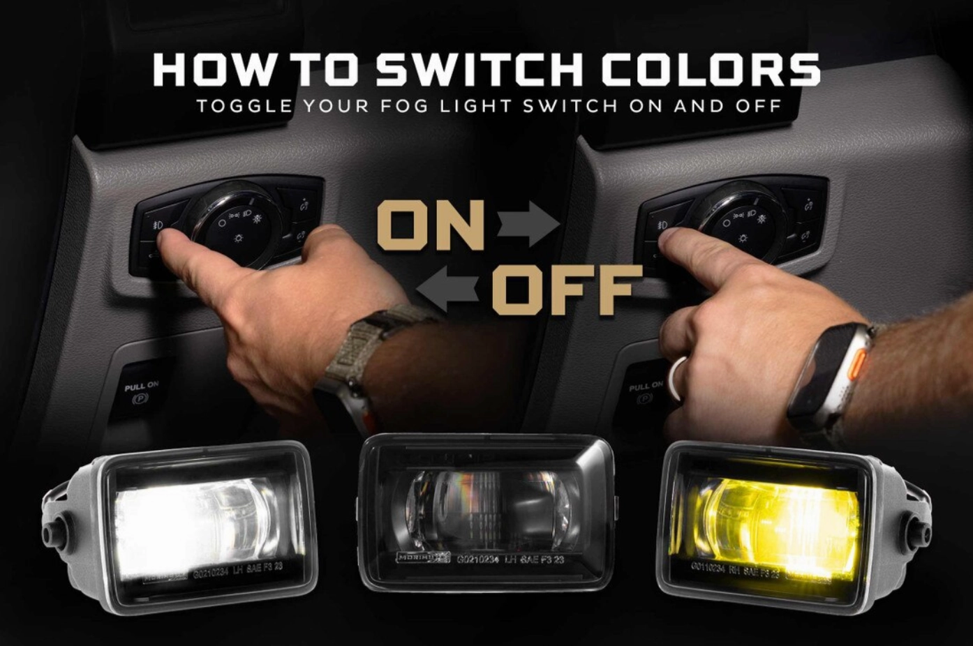 2019-2025 RAM 1500 Morimoto XB Fog Lights
