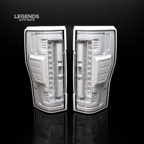2020-2022 Ford SuperDuty RECON Clear Lens (Paintable) OLED Tail Lights OLED (Replaces OEM Halogen)