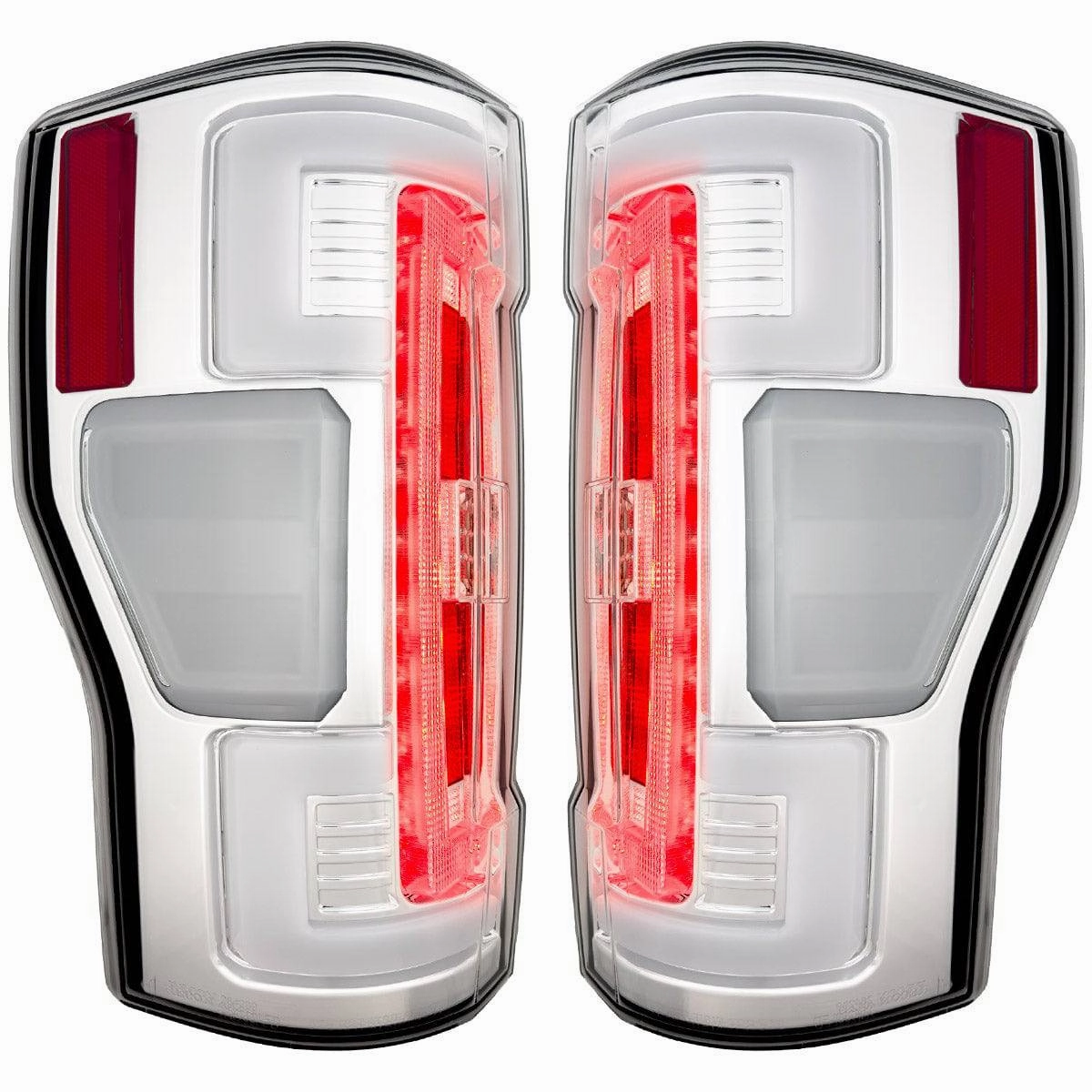 2020-2022 Ford SuperDuty RECON Clear Lens (Paintable) OLED Tail Lights OLED (Replaces OEM Halogen)