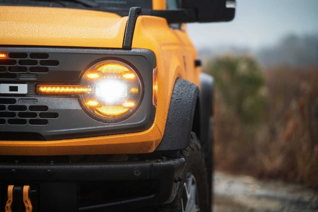 2021-2024 Ford Bronco Morimoto XB Amber LED Headlights