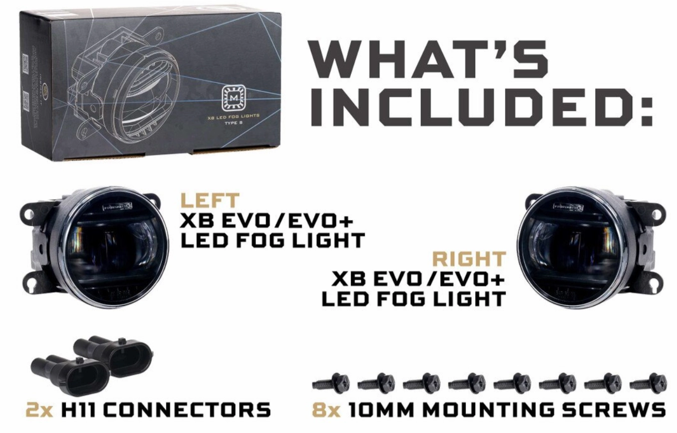 2021-2025 Ford Bronco Morimoto XB Fog Lights