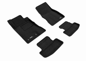 3D MAXpider Floor Mats Ford Ranger Super Crew (2019-2023) All-Weather Elegant Series - Complete Set