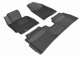 3D MAXpider Floor Mats Kia Forte (2014-2018) All-Weather Kagu Series - Front or Second Row