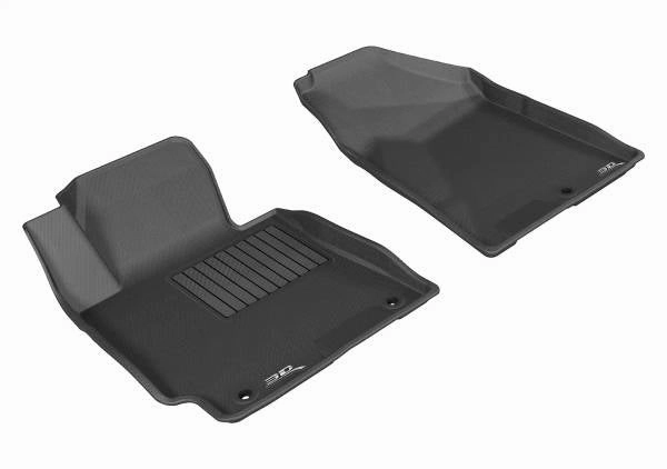 3D MAXpider Floor Mats Kia Forte (2014-2018) All-Weather Kagu Series - Front or Second Row