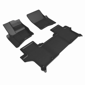 3D MAXpider Floor Mats Land Rover Defender 90 (20-24) All-Weather Kagu Series - Front or Second Row