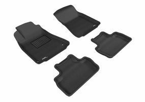 3D MAXpider Floor Mats Lexus IS250 RWD (06-13) All-Weather Kagu Series - Front or Second Row