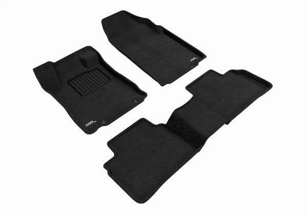 3D MAXpider Floor Mats Nissan Armada (2017-2018) All-Weather Elegant Series - Complete Set