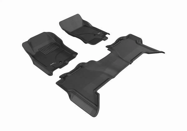 3D MAXpider Floor Mats Nissan Pathfinder (05-15) All-Weather Kagu Series - Front or Second Row