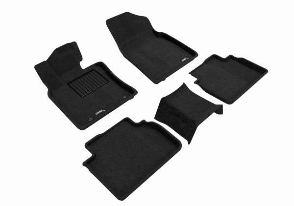 3D MAXpider Floor Mats Toyota Camry FWD (2018-2024) All-Weather Elegant Series - Complete Set
