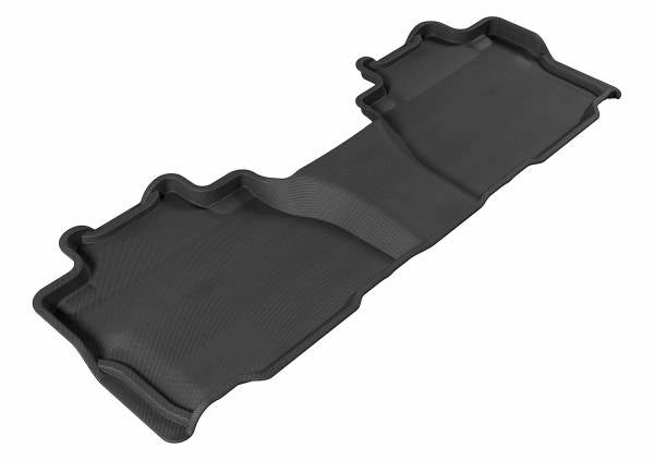 3D MAXpider Floor Mats Toyota Sequoia 8 Seater 1st Gen (08-11) All-Weather Kagu Series Black - Front / Second / Third Row