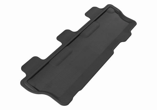 3D MAXpider Floor Mats Toyota Sequoia 8 Seater 1st Gen (08-11) All-Weather Kagu Series Black - Front / Second / Third Row