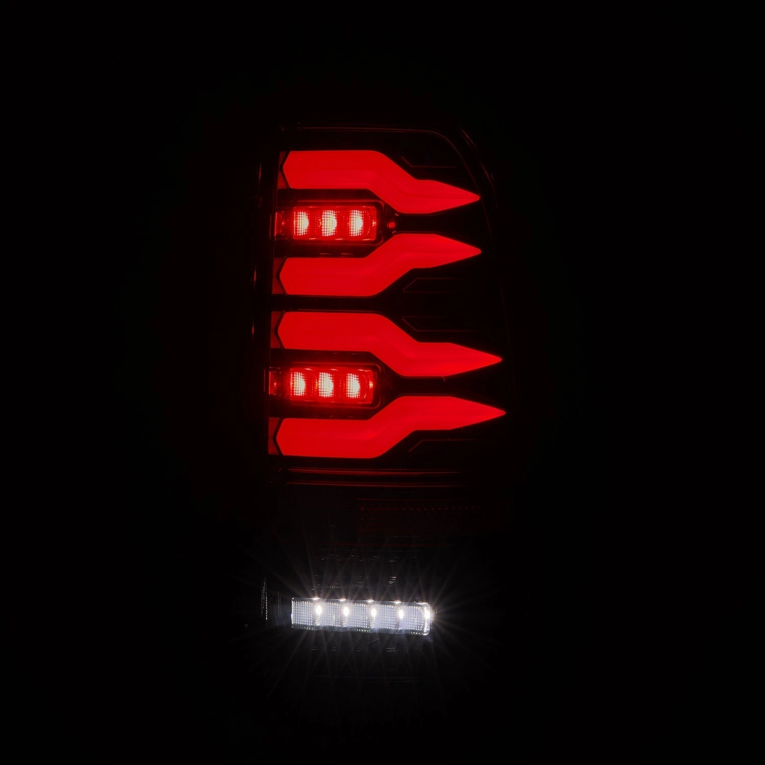 99-16 Ford Super Duty / 97-03 F150 LUXX-Series LED Tail Lights Alpha-Black