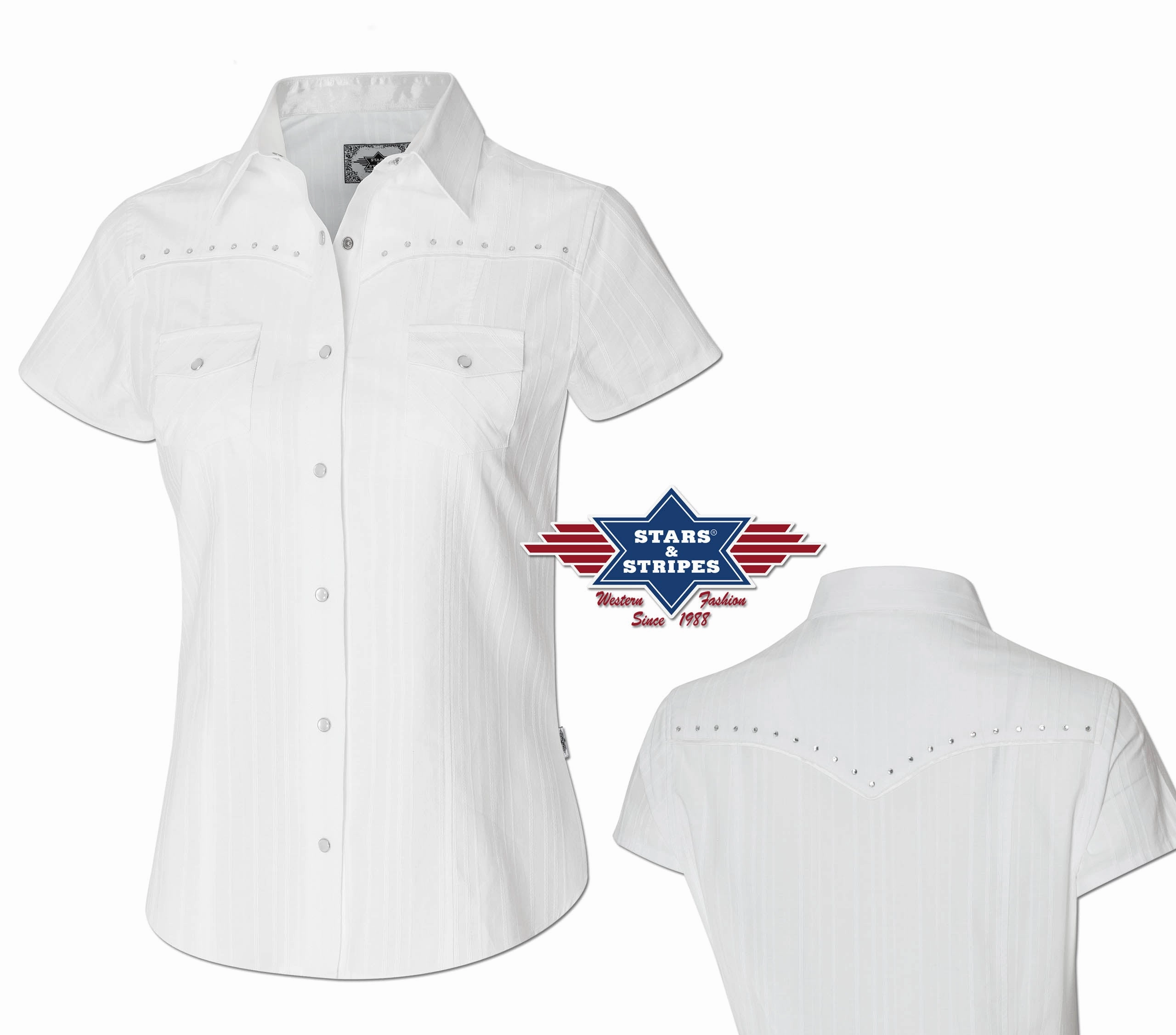 Amelie Ladies Western Blouse