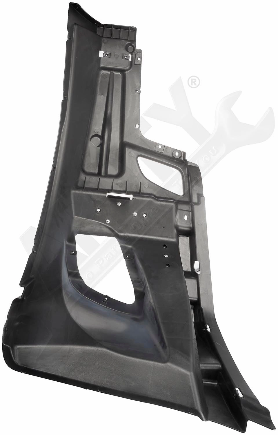 APDTY 153698 Bumper Reinforcement; Models With Fog Lights; Front Right