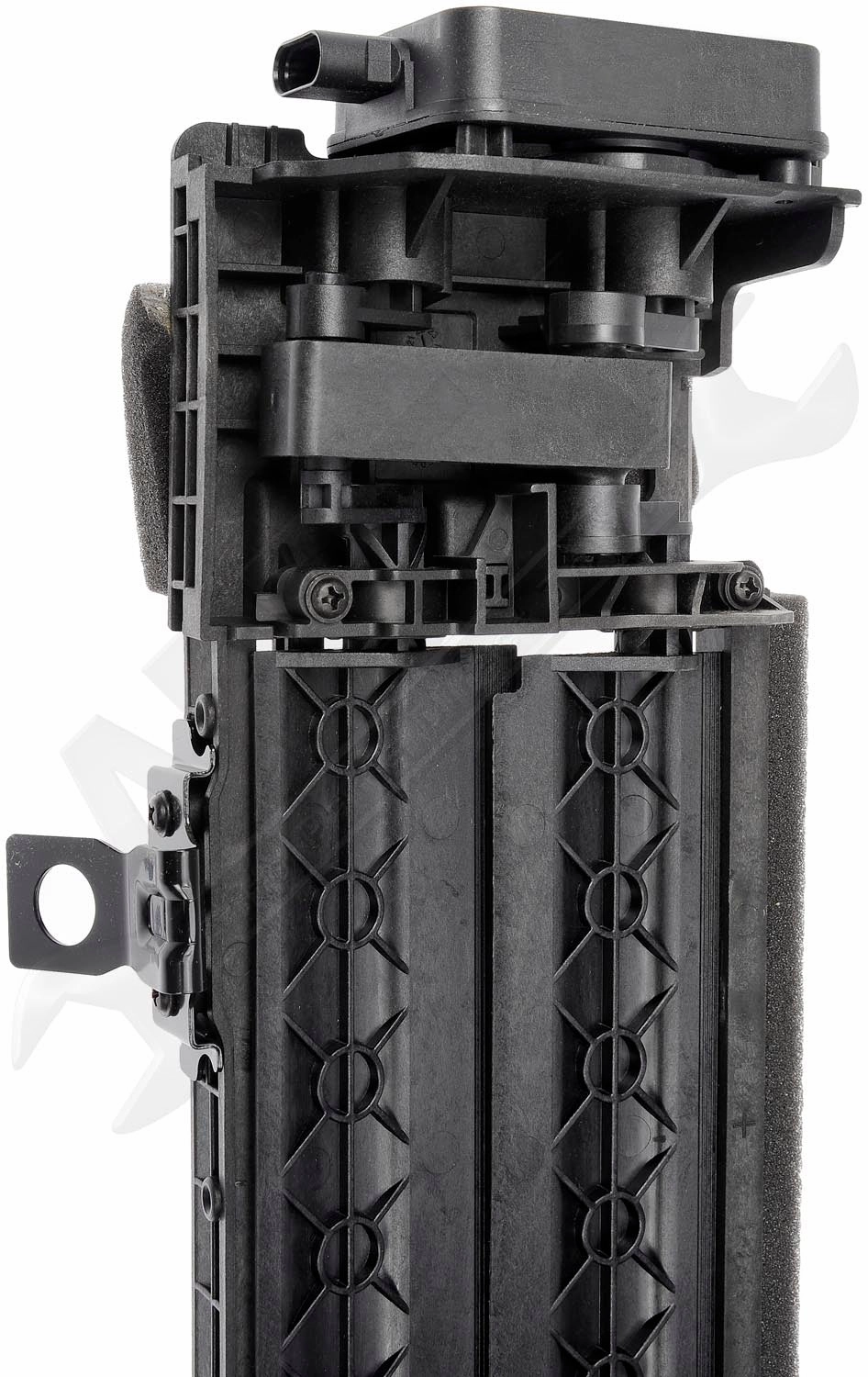 APDTY 153824 Radiator Cooling Active Shutter Assembly With Motor Actuator