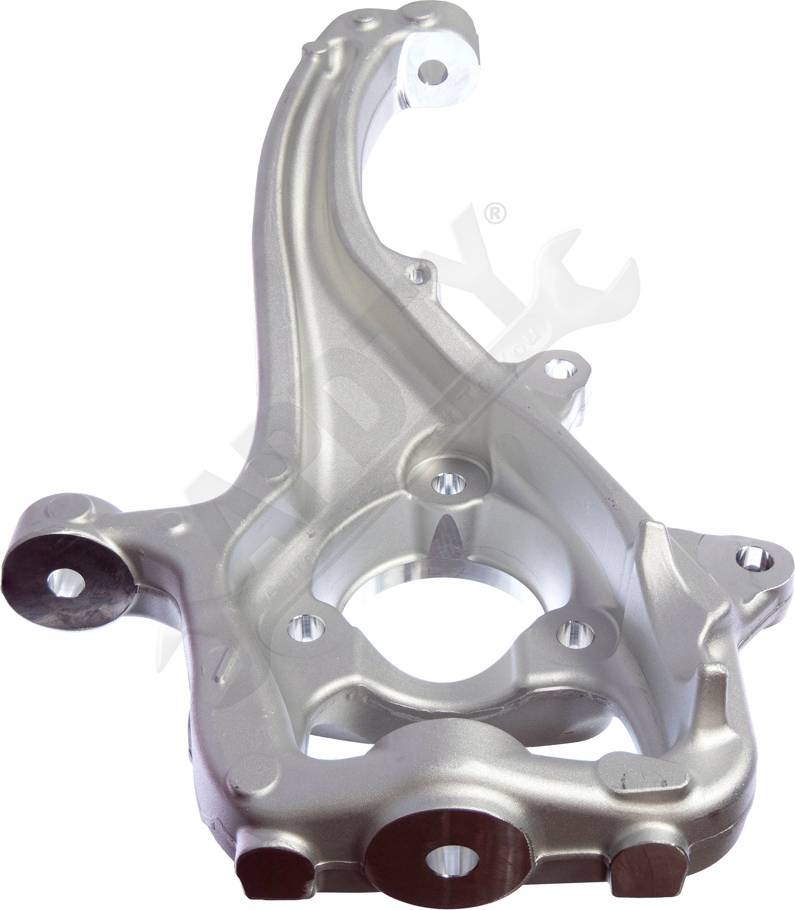 APDTY 154443 Steering Knuckle Hub Bearing & Caliper Mount (Front Right, 4WD)