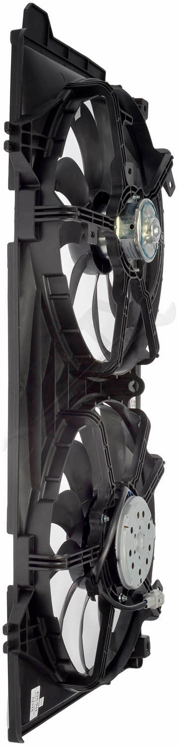 APDTY 159192 Engine Cooling Radiator Condenser Dual Fan Assembly